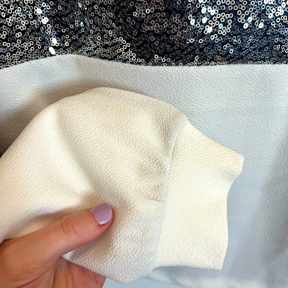 NWOT SHEIN Sequin Shirt - Picture 3 of 5